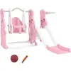 Toboggan et balançoire pour enfants - AIYAPLAY - 4 en 1 - panier de ba...