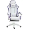 Chaise gaming - Vinsetto - ergonomique avec dossier inclinable à 135° ...