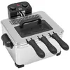 Friteuse - HOMCOM - 5 litres - température et minuterie réglables 2000...