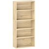 Bibliothèque étagère de rangement - HOMCOM- 5 niveaux - étagères régla...