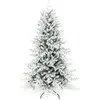 Sapin de Noël artificiel - HOMCOM - floqué de neige - 1815 branche sup...
