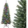 Sapin de Noël artificiel - HOMCOM - 180 cm - 250 lumières 899 pointes ...