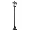 HOMCOM Outsunny - luminaire extérieur - Plastique - 18x18x160cm - Noir