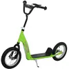 Homcom Trottinette Patinette Béquille Guidon Réglable Acier