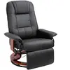 Fauteuil relax inclinable repose-pieds réglable pivotant 360° piètemen...