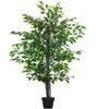 Outsunny - palmier artificiel - Plastique - 17x17x145cm - Vert