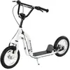 HOMCOM - trottinette - Métal - 120x58x95cm - Blanc