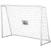 HOMCOM - cage de foot - Métal - 186x62x123cm - Blanc
