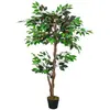 Outsunny - palmier artificiel - Plastique - 90x90x120cm - Vert