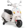 HOMCOM - Moto électrique enfant - Plastique - 102x50.5x75.5cm - Blanc