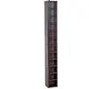HOMCOM - rangement pour cd et dvd - Bois - 21x20x175cm - Marron