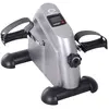 HOMCOM Mini vélo d'appartement pour jambes bras appareil de fitness avec écran LCD dim. 39L x 40l x 31H cm argenté 39x40x31cm Gris