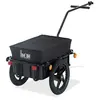 HOMCOM - remorque vélo - Acier - 144x59x80cm - Noir