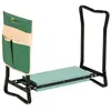 tabouret de jardinage Outsunny Acier 58x28x49cm Vert