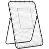 HOMCOM Filet de rebond de football ajustable hauteur angle réglables r...
