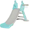 HOMCOM - Toboggan Enfant - HDPE - 147x82x85.5cm - Gris