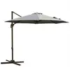 Outsunny Parasol Déporté Rond Inclinable Rotatif 360° Gris