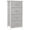 HOMCOM - meuble de rangement - Acier - 45x30x92cm - Gris