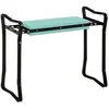 Tabouret de Jardin Outsunny Acier 58x28x49cm Vert