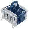 Panier à couverts pour Lave-vaisselle Hotpoint - Ariston bleu satin et accès amovibles C00114049