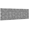IDMARKET Brise vue occultant 1,8 x 10 M motif pierre grise 160 gr/m²
