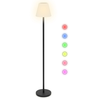 IDMARKET Lampadaire solaire extérieur avec LED multicolore