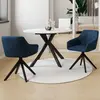 IDMarket Lot De 2 Chaises Pivotantes De Salle À Manger, Fauteuils De T...