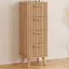 IDMARKET Meuble dappoint 4 tiroirs JULIETTE 30 cm chiffonnier lattes t...
