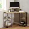IDMARKET Bureau d'angle DETROIT gain de place bureau informatique avec...