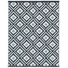 ID MARKET - tapis exterieur BAHAMAS noir 160x260 cm