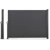 IDMARKET ID MARKET - Paravent extérieur rétractable 300x160cm gris ant...