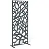 IDMARKET PANNEAU DÉCORATIF UNIVERSEL 150 X 50 CM USAK GRIS