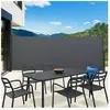 IDMARKET ID MARKET - Paravent extérieur rétractable 160 x 400 cm gris ...