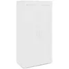 IDMARKET Armoire 2 portes vito penderie 80 cm avec étagères rangement maxi capacité