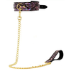 Collier-Laisse Snakine Noir-Rose  
