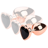 Plug Bijou Anal Gold Heart S 6 x 2.7cm Noir  