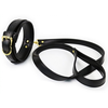 Collier et Laisse Lighty Noir  