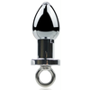 plug en métal Arsenal avec Anneau 8 x 3.7cm Gris  