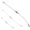 Double Tige d'urètre flexible Flexi Duo 34cm - Diamètre 8mm  