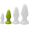 Plug silicone Monster Spike M 12 x 4.5cm Vert  