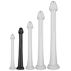 Gode long Whale Dildo M 40 x 5.5cm - Pointe 4.6cm Noir  