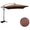 Concept-Usine Solenzara Néon Chocolat : Parasol Led Déporté 3x3m