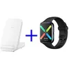 Oppo Watch Aluminium (Noir - Bracelet Fluoroélastomère Noir) - Wi-Fi - 46 mm + Chargeur Sans Fil Air VOOC