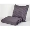 SOLEIL D OCRE Housse de coussin ulysse 45x45 charbon - Noir