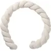 BB & Co Tresse décorative ouatiné rayé galet (200 cm)