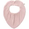 BB & Co Bavoir bandana réversible bambou et gaze de coton pétale