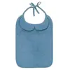 BB & Co Grand bavoir bambou et gaze de coton Pierre Bleue