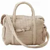 BB & Co Sac à langer en coton gaufré Latte