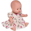 Robe sans manches pour poupée en gaze de coton liberty