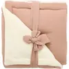 Couverture peluche double gaze et microfibre Mocha (70x100 cm)
